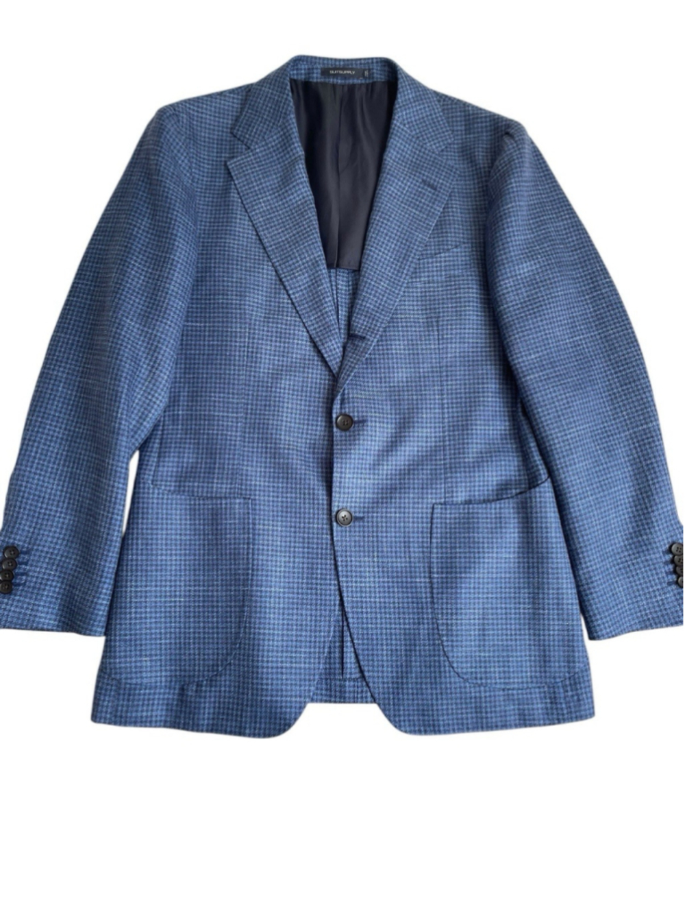 Suitsupply Havana Tulip Unstructured Blazer Mens 40R Slim Drago Wool Silk Linen